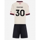 Liverpool Jeremie Frimpong #30 Bortedraktsett Barn 2025-26 Kortermet (+ Korte bukser)
